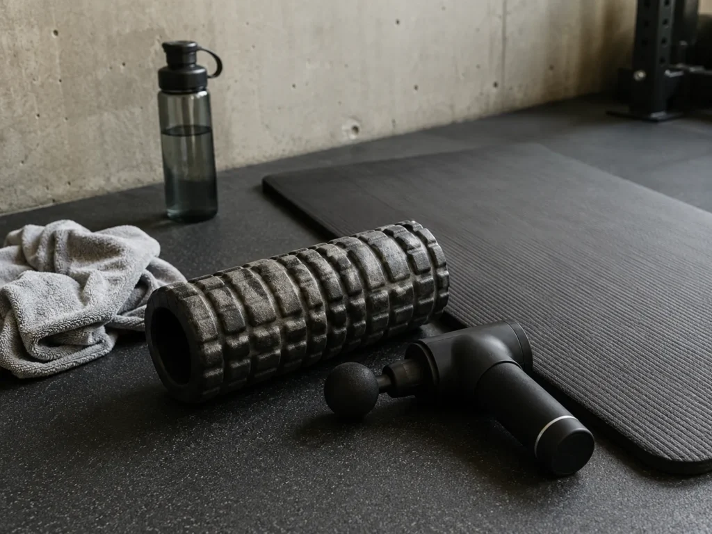 Foam Roller und Massagegerät als optionale Recovery-Tools